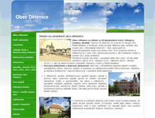 Tablet Screenshot of obecdetenice.cz
